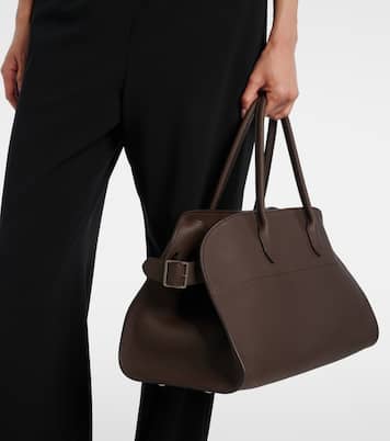 Margaux Medium leather tote bag | The Row