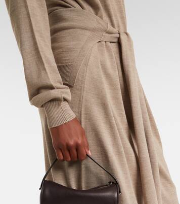 Turtleneck wool-blend midi dress | Lemaire