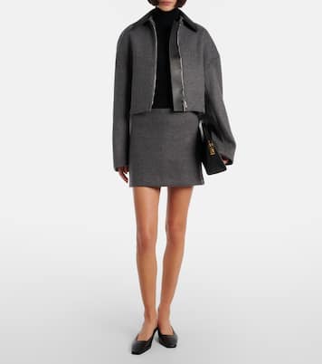 جاكيت كروب من الصوف الخام Vacuo | Sportmax