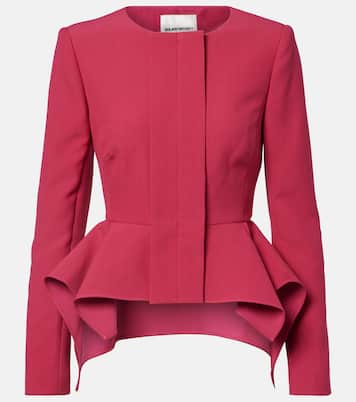 Peplum crêpe jacket | Roland Mouret