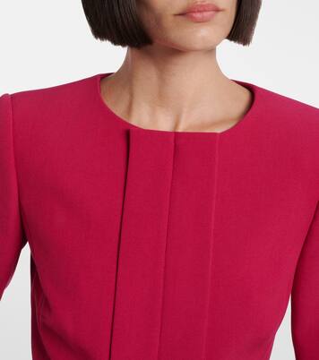Peplum crêpe jacket | Roland Mouret