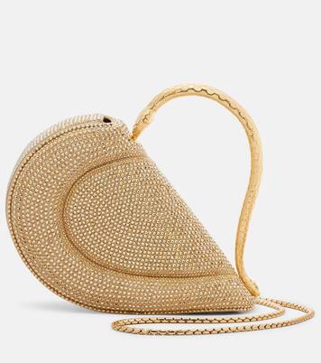 Serpentine Small embellished top-handle bag | Bvlgari