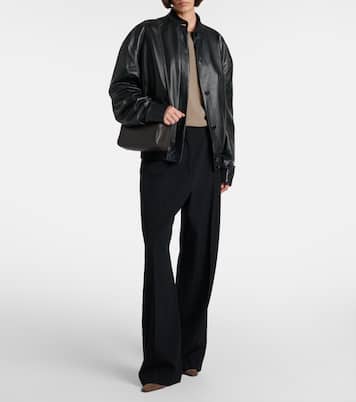 '90s leather shoulder bag | The Row