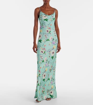 Bedrucktes Maxikleid | Rabanne