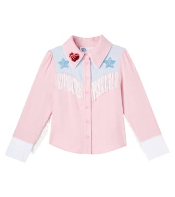 Camisa Lone Star con flecos adornada | Tutu Du Monde