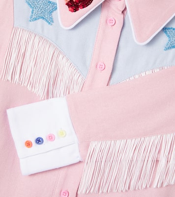 Camisa Lone Star con flecos adornada | Tutu Du Monde