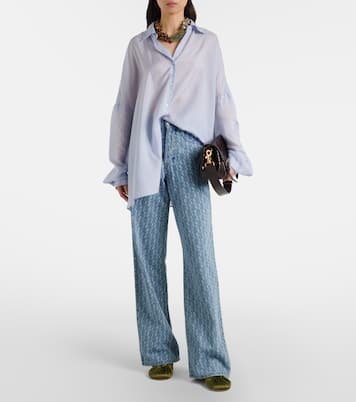 Printed wide-leg jeans | Dries Van Noten