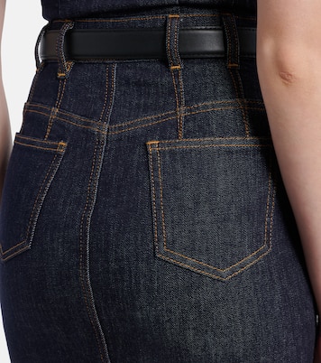 Robe midi en jean | Self-Portrait