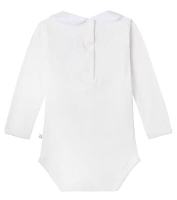 Baby Cygne embroidered cotton bodysuit | Bonpoint