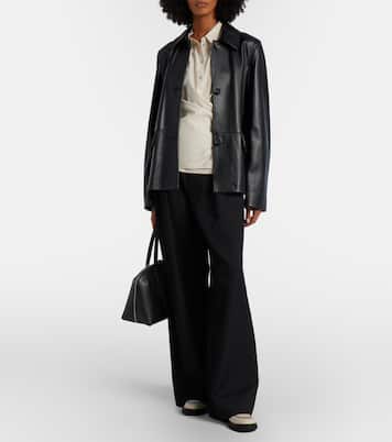 Viv' Rangers leather-trimmed loafers | Roger Vivier