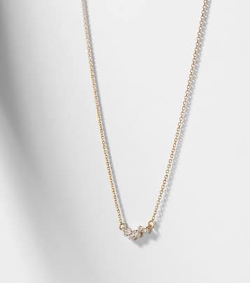 14kt gold (585/1000) necklace with diamonds | Mateo