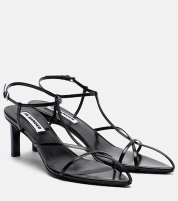 Cage leather sandals | Jil Sander