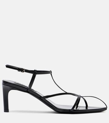 Cage leather sandals | Jil Sander