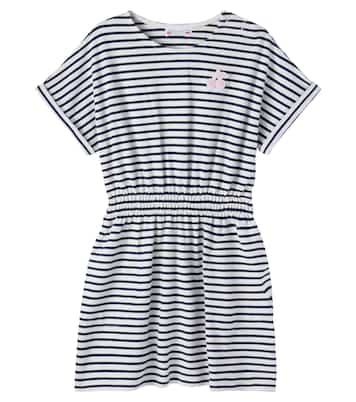 Striped cotton dress | Bonpoint