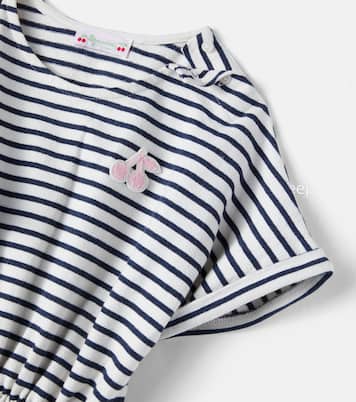 Striped cotton dress | Bonpoint