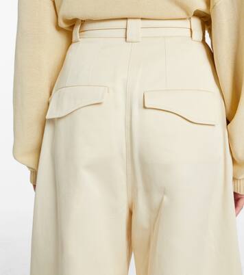 بنطلون واسع من القطن الغبردين Idoneo | Sportmax