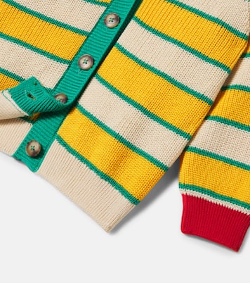 Baby BC striped cotton cardigan | Bobo Choses