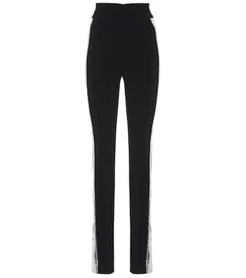 Sequined high-rise skinny pants | David Koma
