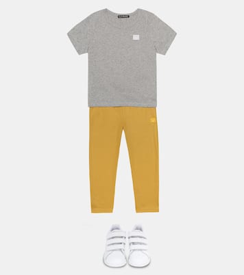 T-shirt Face in cotone | Acne Studios Kids