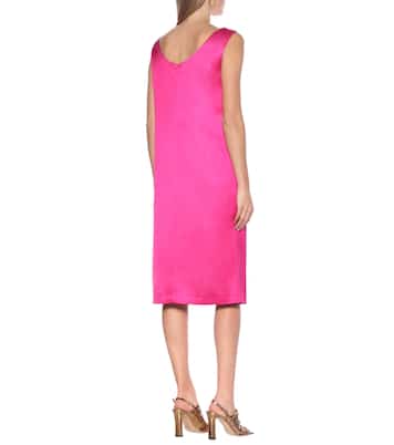Satin midi dress | Dries Van Noten