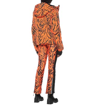 Julia tiger-print puffer ski jacket | Jet Set