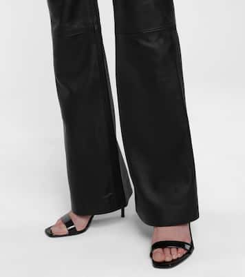 Serge mid-rise leather bootcut pants | Altuzarra
