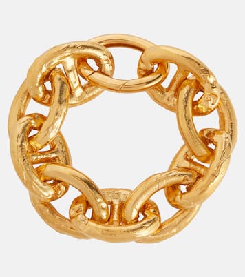 Pulsera The Nocturnal Alchemy de cadena chapada en oro de 24 ct | Alighieri