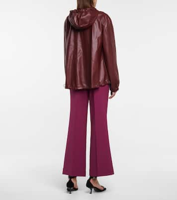 Jacke Parker aus Lederimitat | Deveaux New York