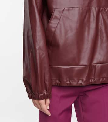 Jacke Parker aus Lederimitat | Deveaux New York