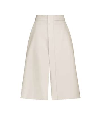 Lauren人造皮革中长半身裙 | Stella McCartney