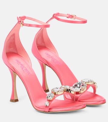 Diamond Clash embellished sandals | Giambattista Valli