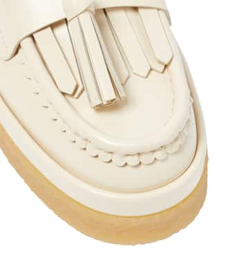 Jamie platform leather loafers | Chloé