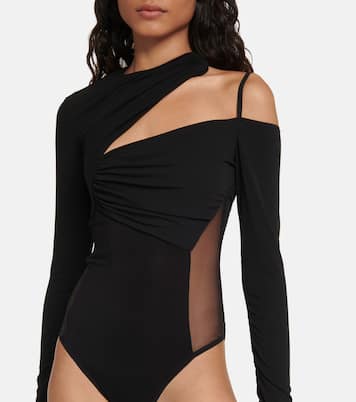 Asymmetrischer Body aus Tüll | Nensi Dojaka