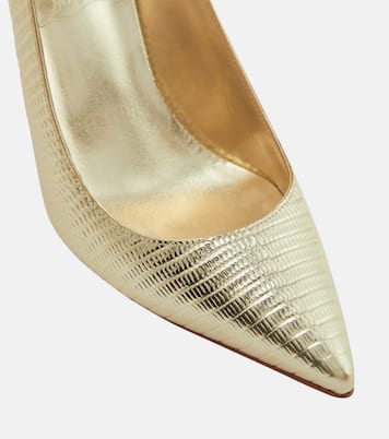 Escarpins Lace Up Kate en cuir embossé | Christian Louboutin