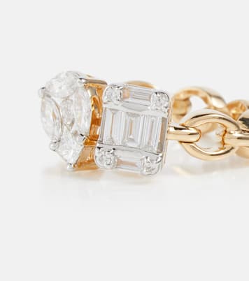 Bague Catena Illusion en or 18 ct et diamants blancs | Nadine Aysoy