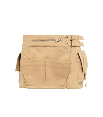 Belted cotton cargo miniskirt | Dion Lee