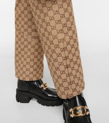 GG cotton canvas flared pants | Gucci