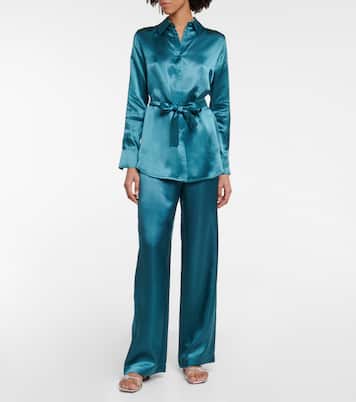 Pantalones anchos Fischio de tiro alto | Max Mara