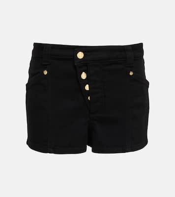 Asymmetrical cotton shorts | Tom Ford