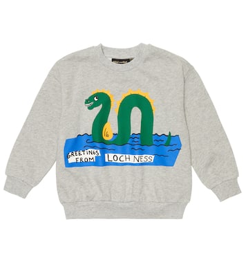 Printed cotton jersey sweater | Mini Rodini