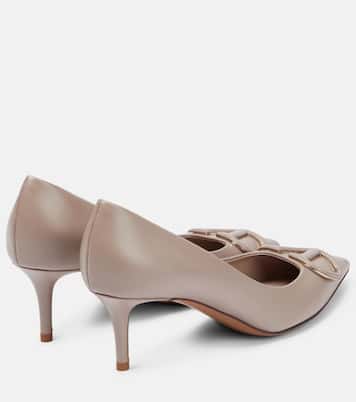 VLogo leather pumps | Valentino Garavani