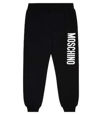 Printed cotton jersey sweatpants | Moschino Kids
