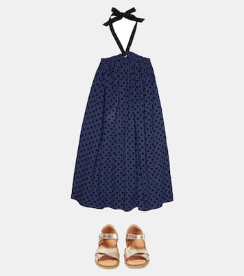 Miniabito Agave in cotone a pois | Caramel