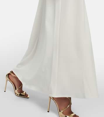 Maxikleid Selene mit Federn | Rixo