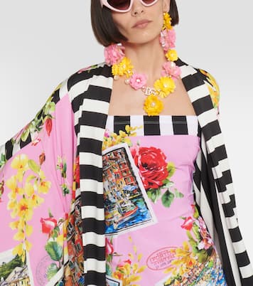 Portofino printed silk-blend kimono | Dolce&Gabbana