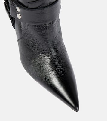 June leather mid-calf boots | Paris Texas