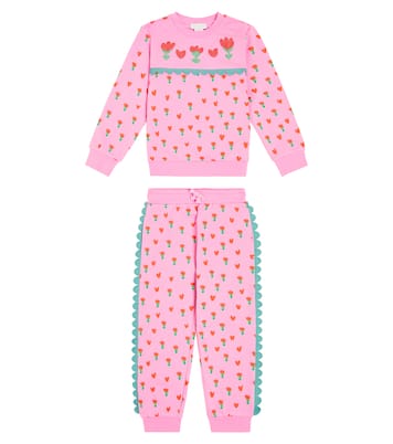 Printed sweatshirt and sweatpants set | Stella McCartney Kids