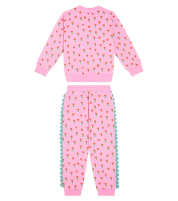 Printed sweatshirt and sweatpants set | Stella McCartney Kids