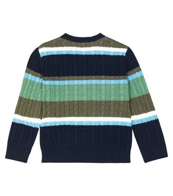 Pullover in lana vergine a trecce | Il Gufo