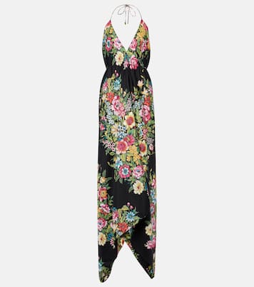 Abito midi in seta con stampa floreale | Etro